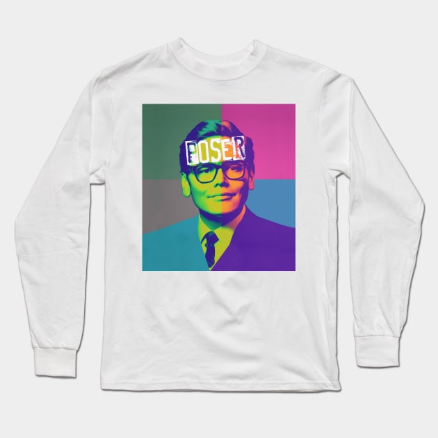 George Santos, The Poser Another American Disgrace Long Sleeve T-Shirt by Puff Sumo